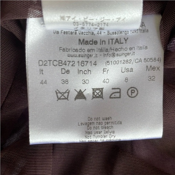 Versace Versus purple cowl neck midi dress, size US M/8 - Picture 7 of 10